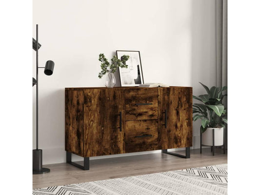 Brown Engineered Wood Sideboard, 100 x 36 x 60 cm