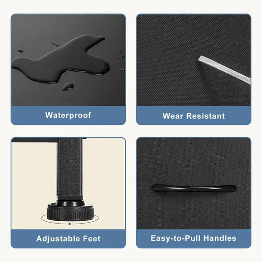 4-Drawer Fabric Dresser, Foldable Storage Cabinet Organizer