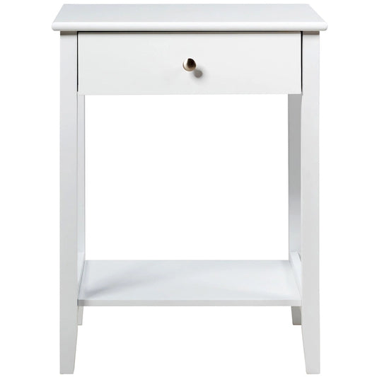 Costway Nightstand End Table Storage Display Bedroom Furniture Drawer