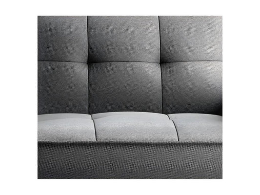 Gray Fabric Sofa Bed