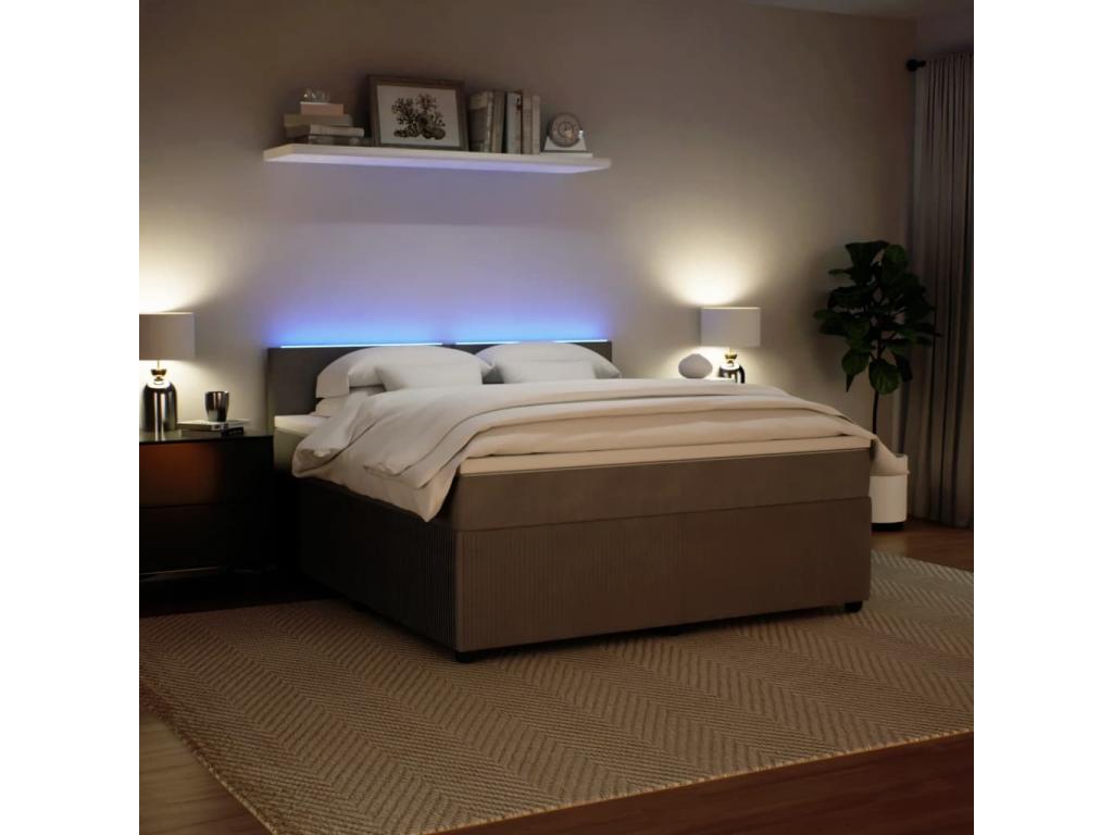 Gray Velvet Mattress, 180 x 200 cm - dlz1766457015418