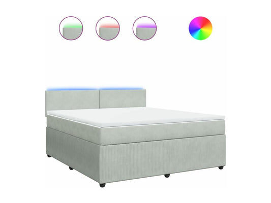 Gray Velvet Mattress, 180 x 200 cm - dlz1766457015418