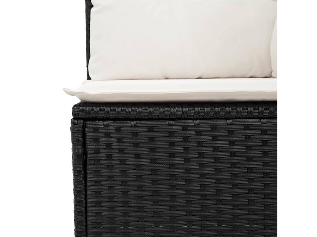 Black Woven Resin Wicker Outdoor Furniture Set - dlz1766456603408
