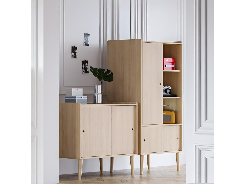 Natural Oak Wood Sideboard