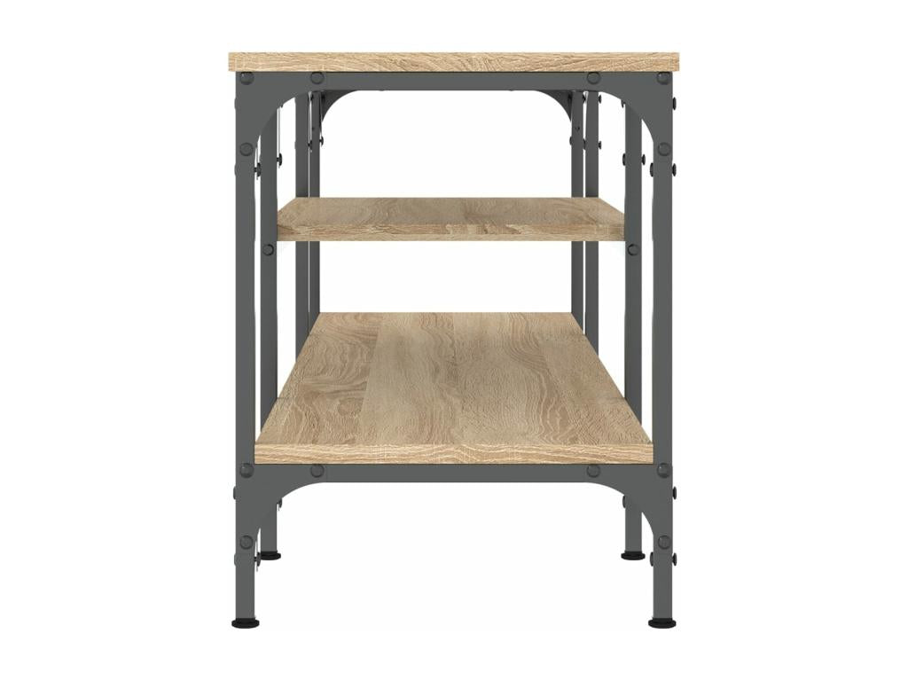 Brown Engineered Wood TV Stand, 121 x 35 x 45 cm