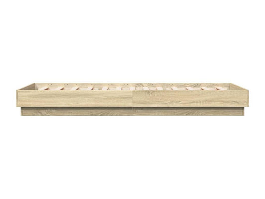 Natural Engineered Wood Bed Frame, 90 x 200 cm - dlz1766456562751