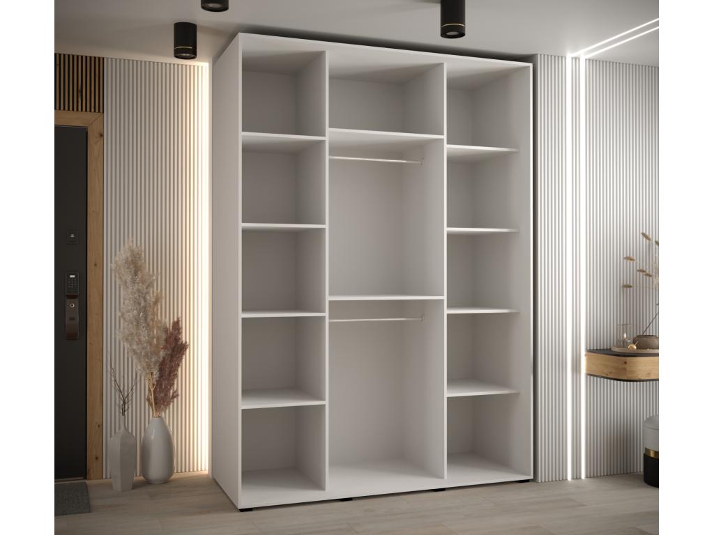 Black Wardrobe, 180 x 60 x 235.2 cm