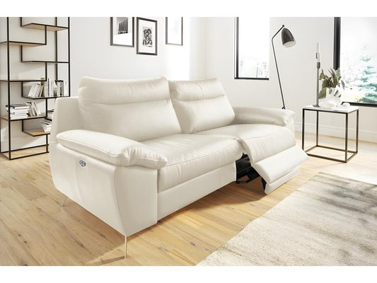 White Leather Sofa