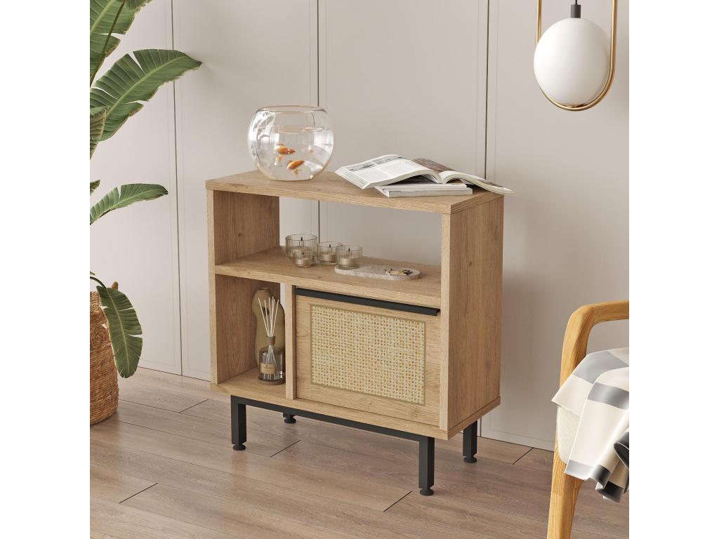 Beige Side Table, 60 x 26 x 60 cm
