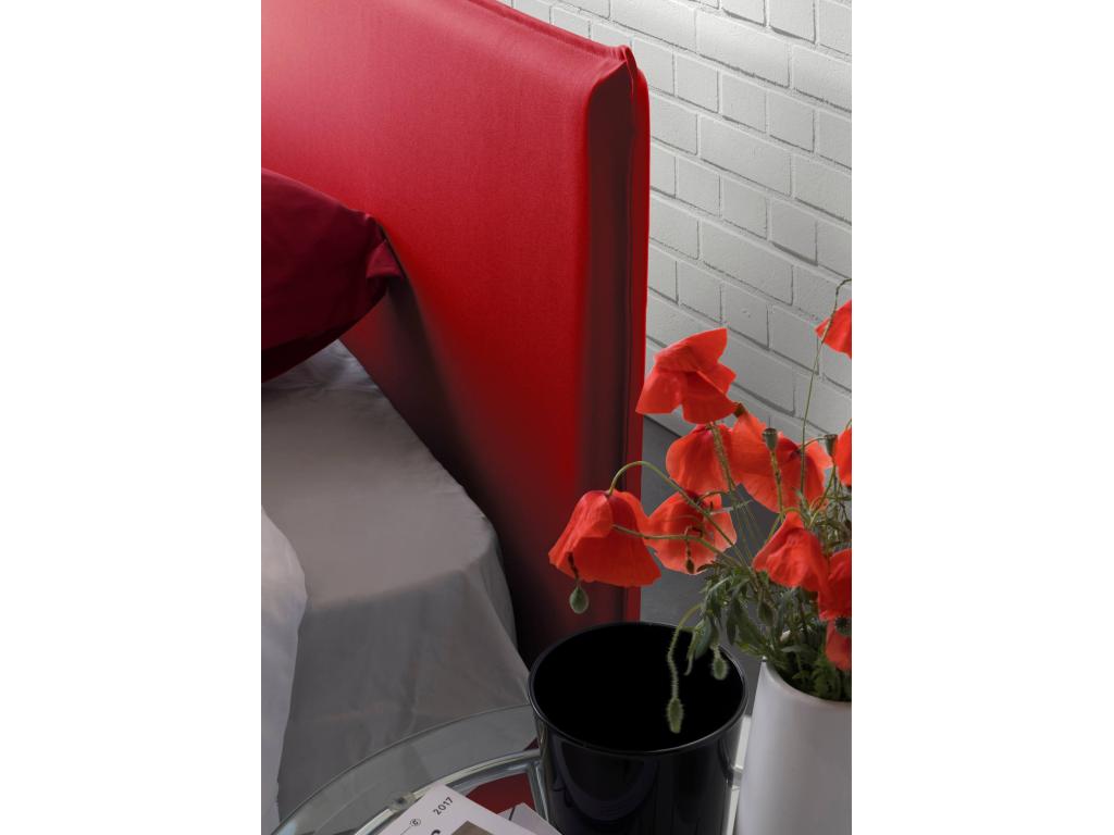 Red Fabric Mattress, 140 x 190 cm