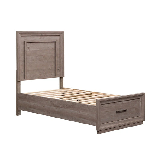Horizons Graystone Full Size Storage Bed