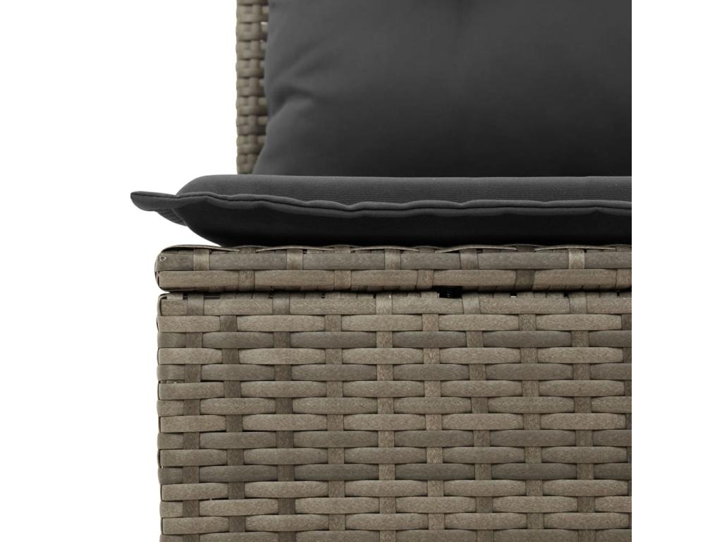 Gray Woven Resin Wicker Outdoor Furniture Set - dlz1766456446591