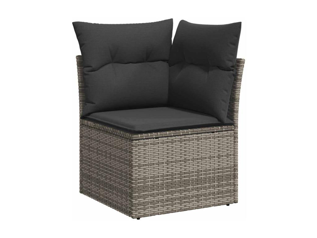 Gray Woven Resin Wicker Outdoor Furniture Set - dlz1766456702603
