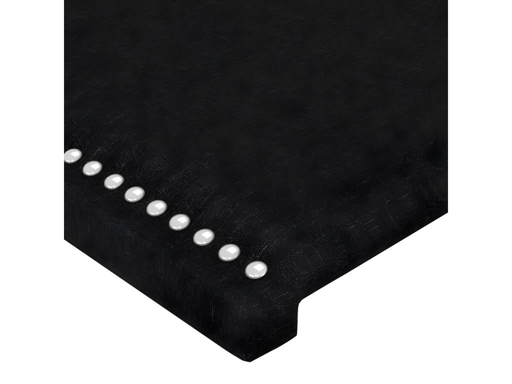 Black Fabric Home Furniture, 163 x 16 x 118 cm