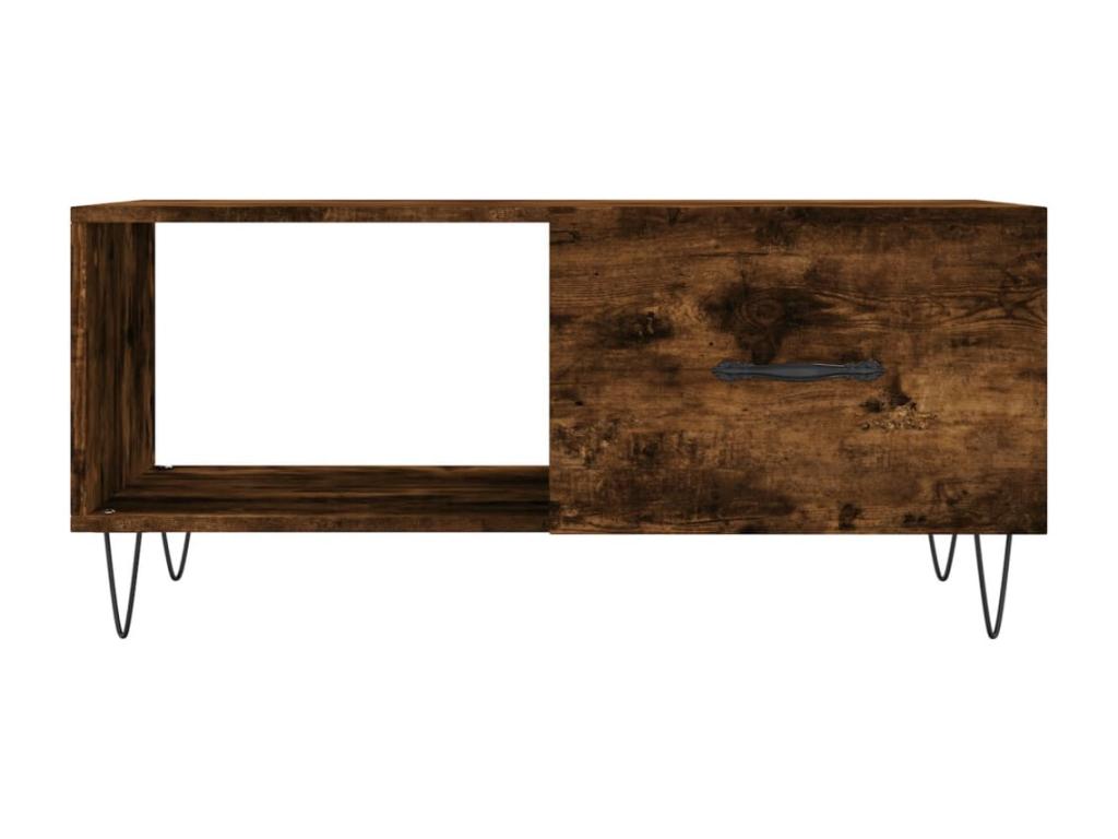 Brown Engineered Wood Coffee Table, 90 x 50 x 40 cm