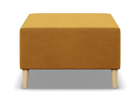 Yellow Ottoman, 70 x 70 cm