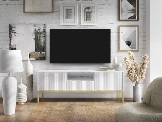 White TV Stand