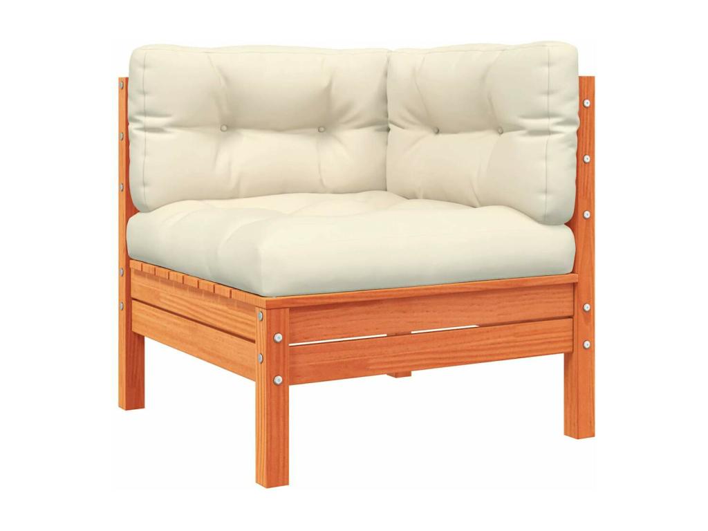 Brown Pine Wood Outdoor Furniture Set - dlz1766457062622