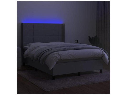 White Fabric Mattress, 140 x 190 cm