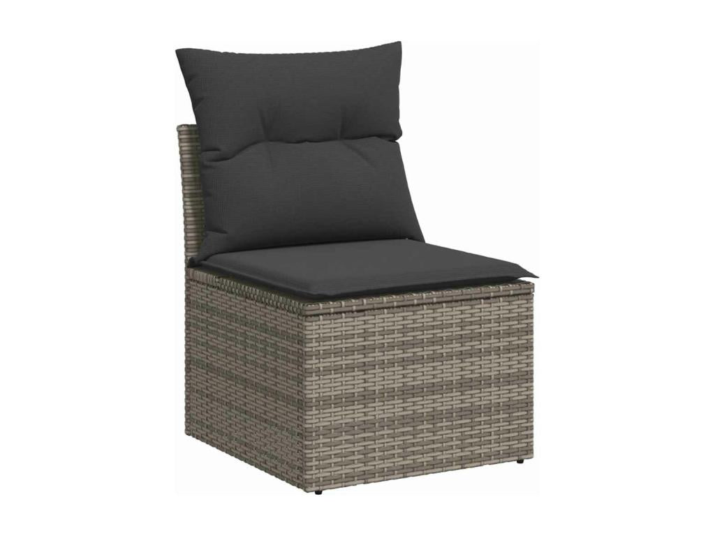 Gray Woven Resin Wicker Outdoor Furniture Set - dlz1766457090715