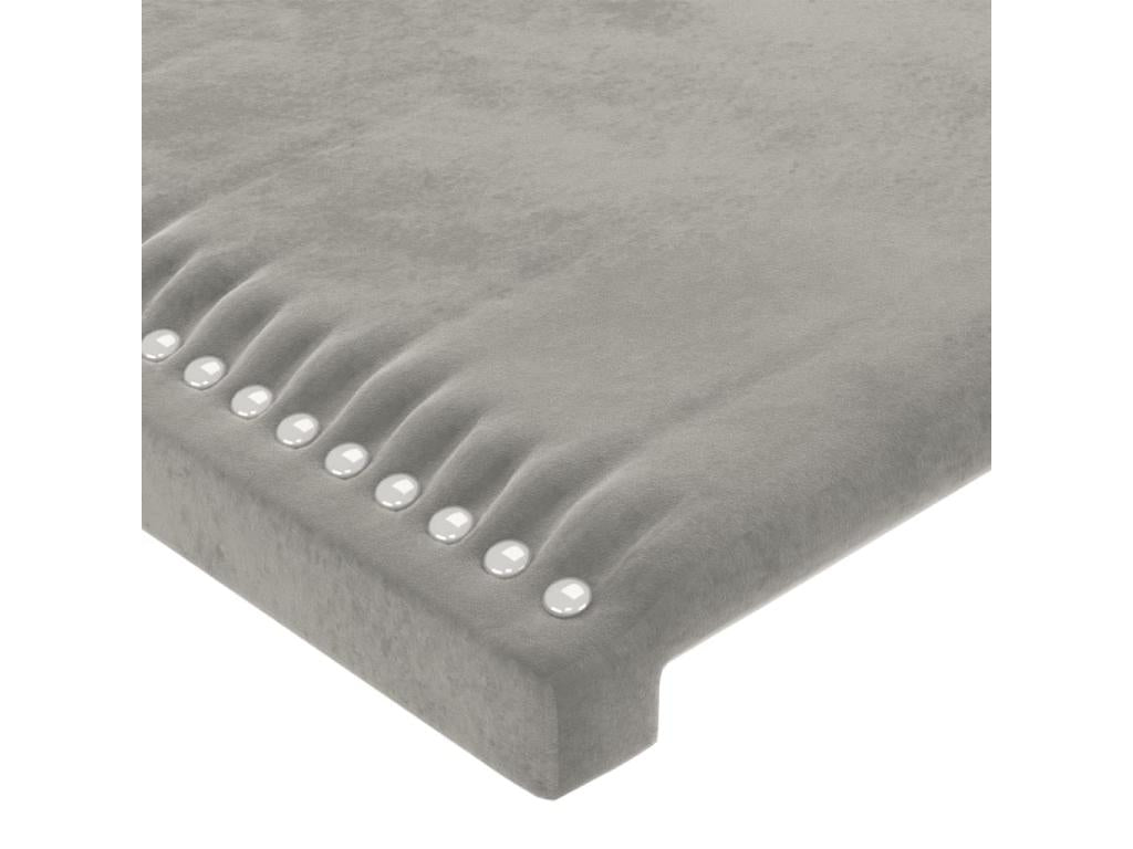 Gray Velvet Home Furniture, 147 x 16 x 78 cm