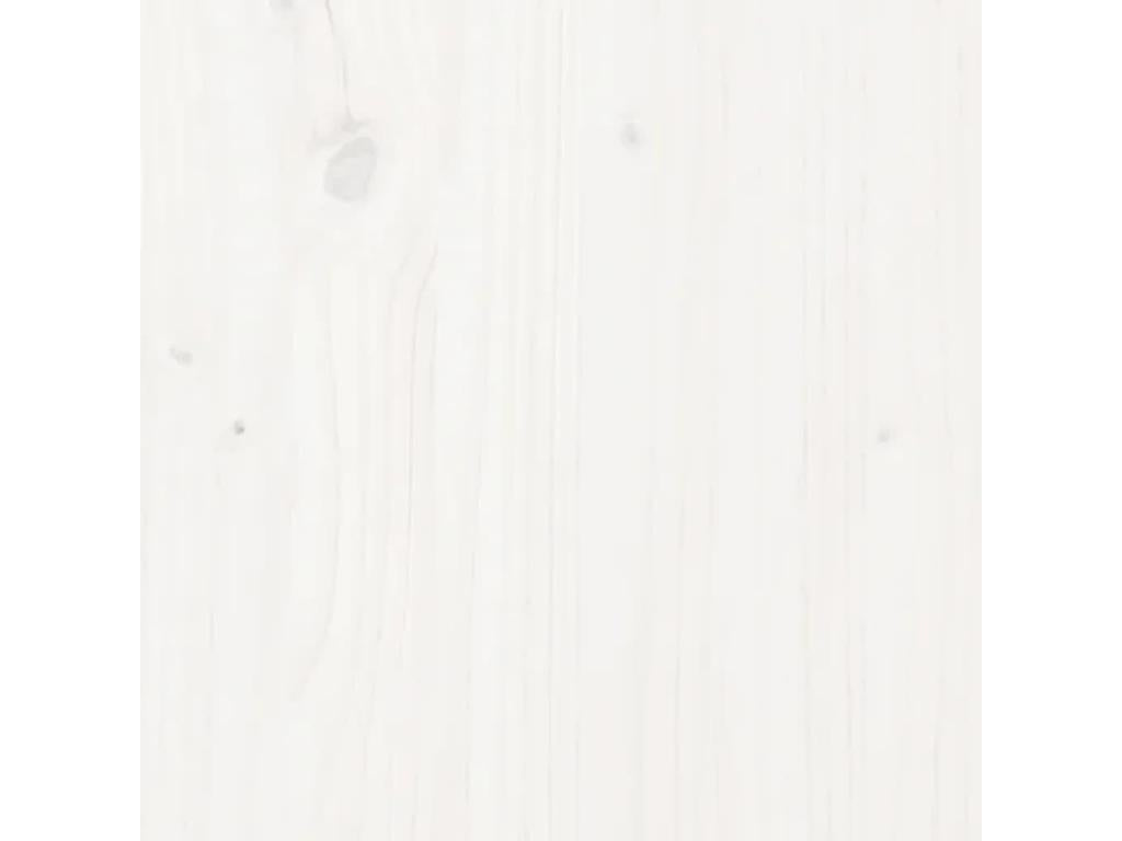 White Pine Wood Bed Frame, 140 x 190 cm