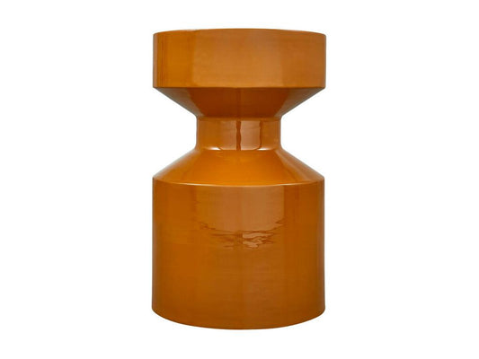 Yellow Metal Side Table