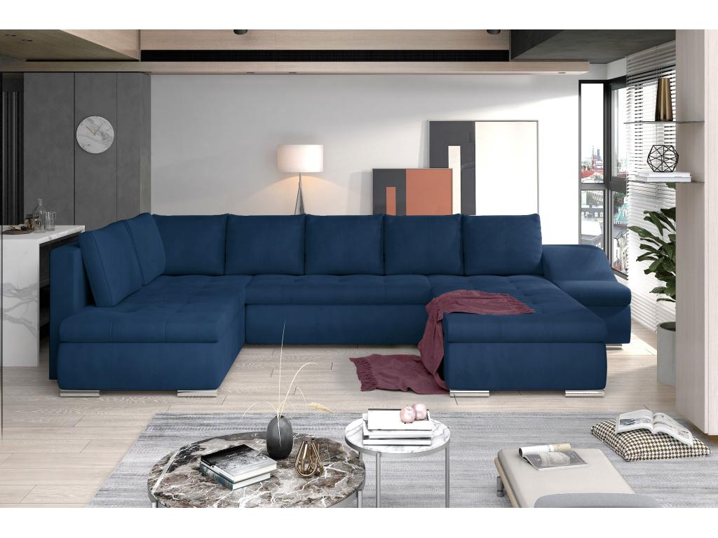 Blue Fabric Sofa