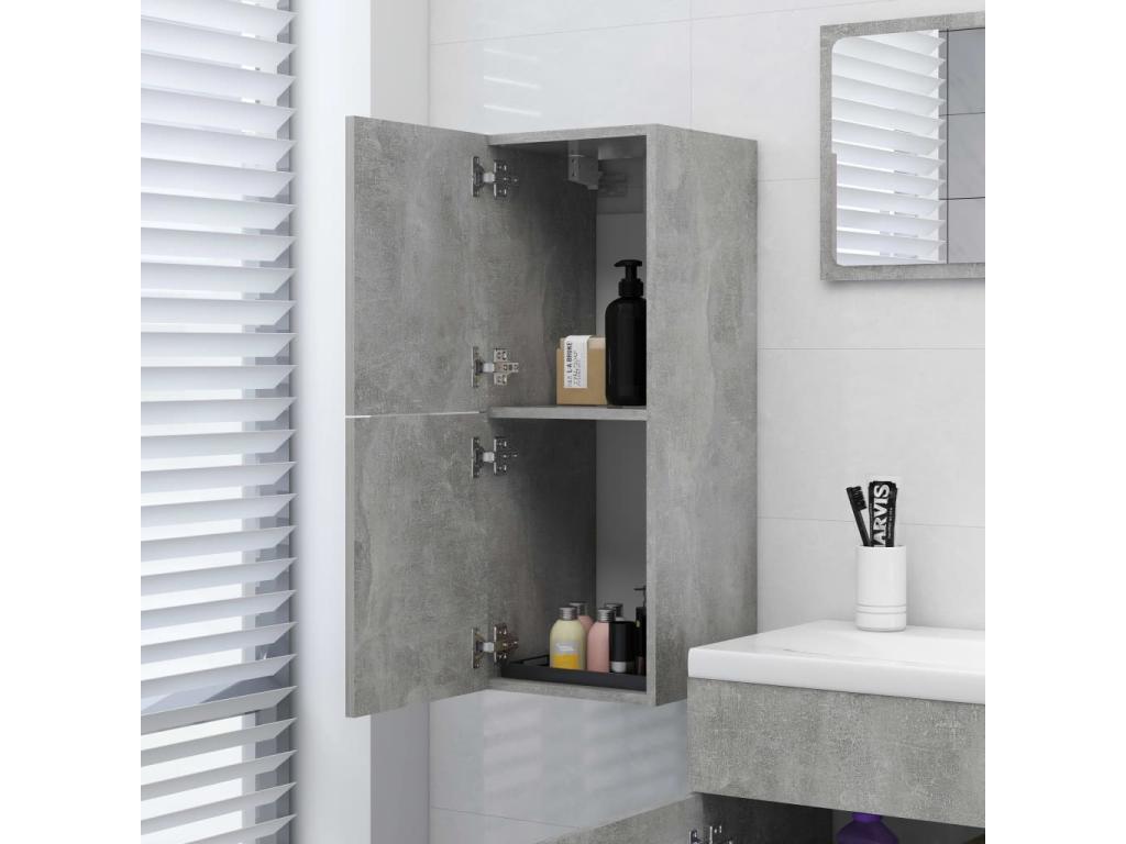 Gray Wardrobe, 30 x 30 x 80 cm