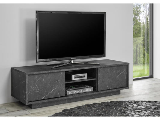 Black Marble TV Stand