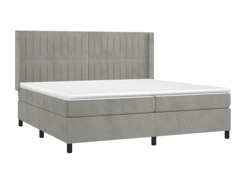 Gray Velvet Mattress, 200 x 200 cm - dlz1766456502923