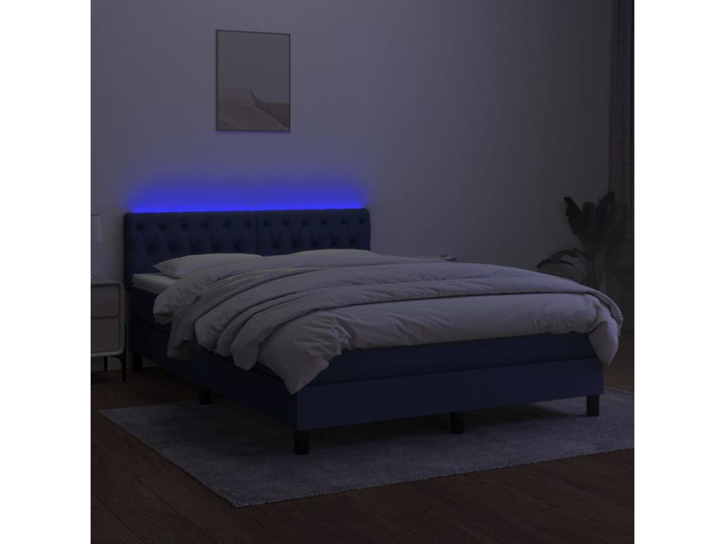 Blue Fabric Mattress, 140 x 190 cm