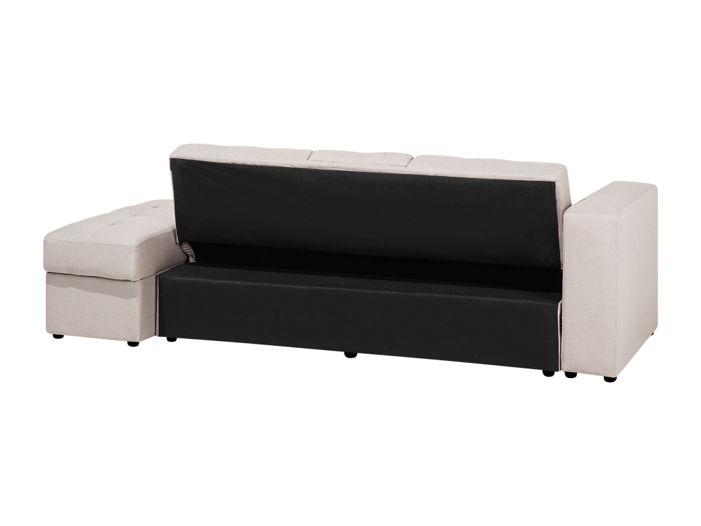 Beige Fabric Sofa Bed