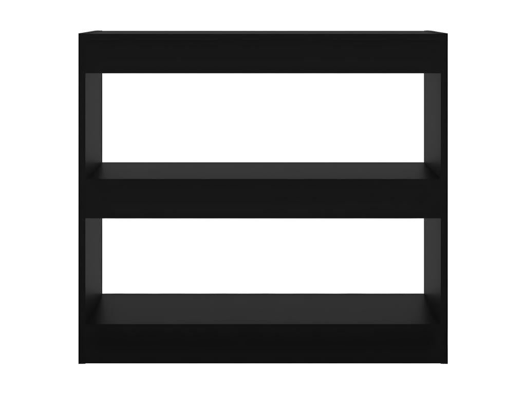 Black Bookcase, 80 x 30 x 72 cm