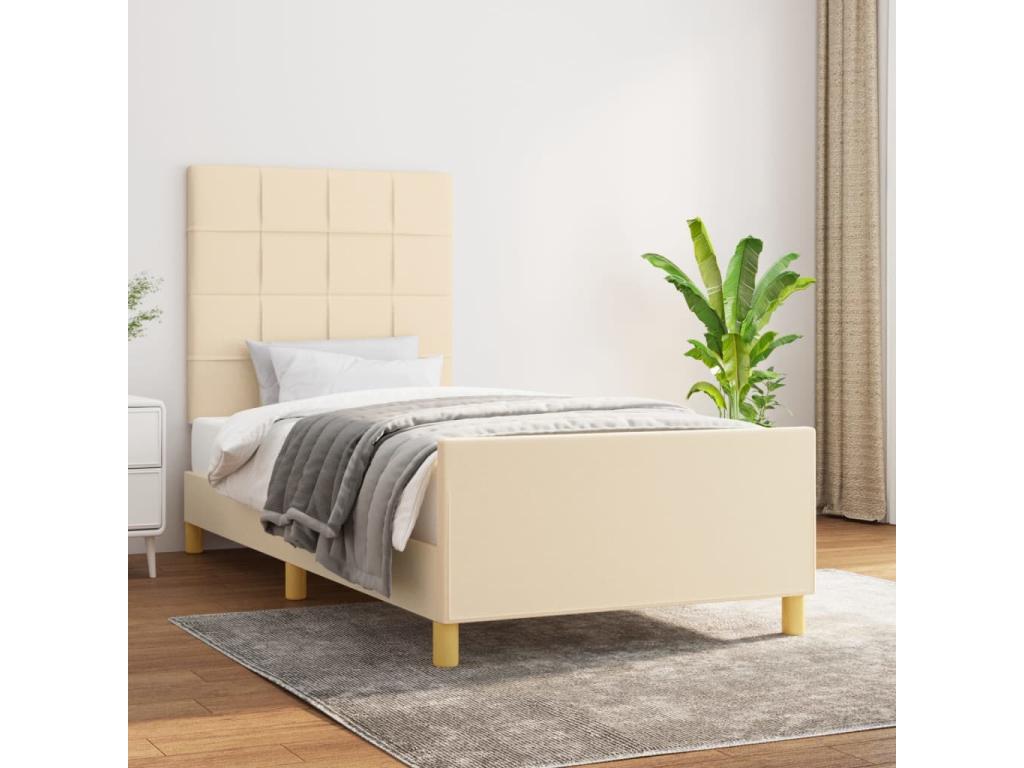 Fabric Bed Frame, 100 x 200 cm