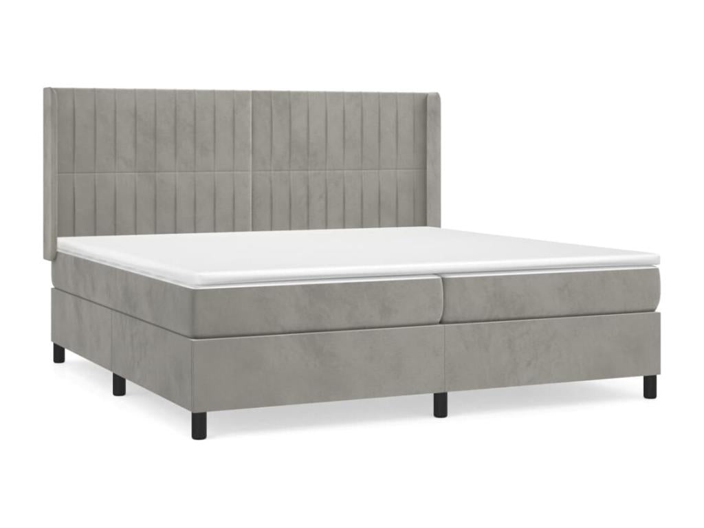 Gray Velvet Mattress, 200 x 200 cm - dlz1766456502923