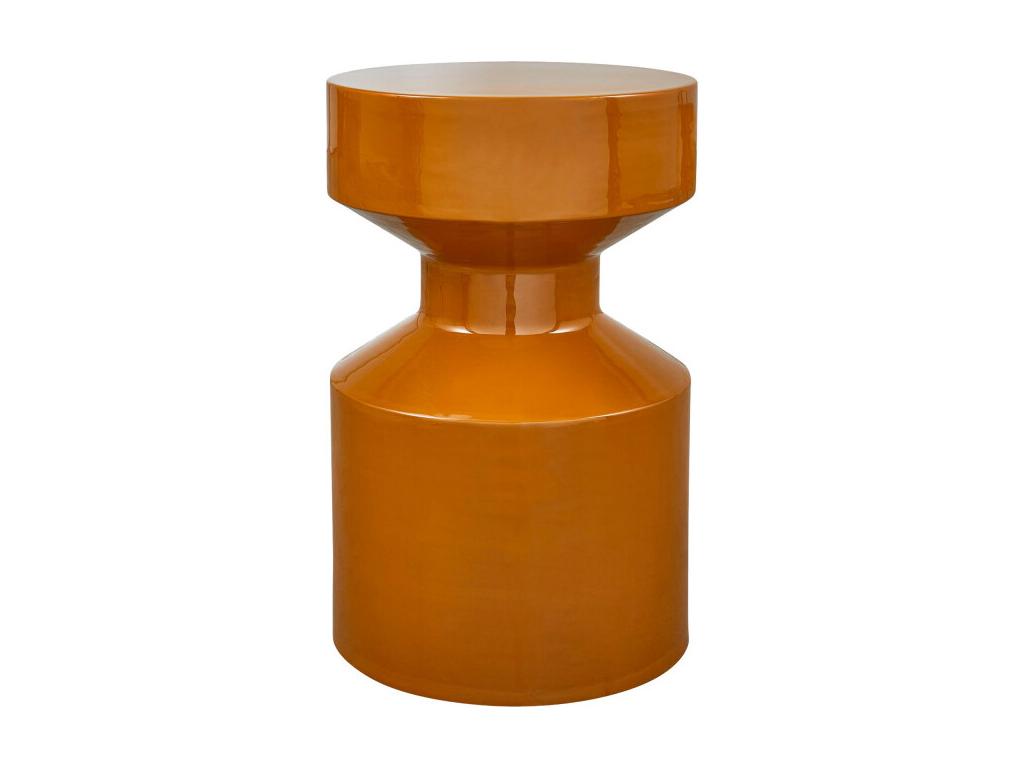 Yellow Metal Side Table