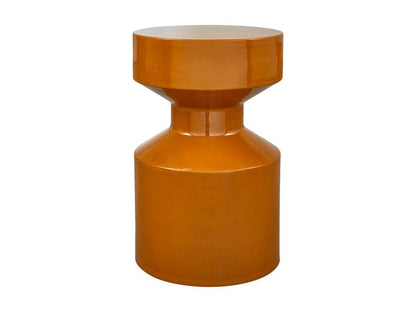 Yellow Metal Side Table