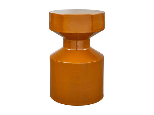 Yellow Metal Side Table