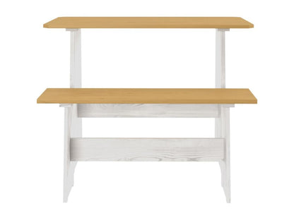 Brown Pine Wood Dining Table