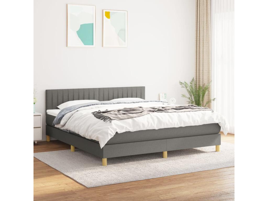 Gray Fabric Mattress, 180 x 200 cm