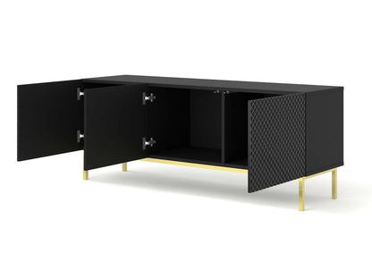 Black Table, 150 x 42 x 58 cm