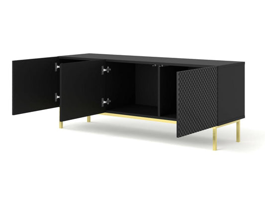 Black Table, 150 x 42 x 58 cm