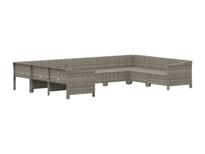 Gray Woven Resin Wicker Outdoor Furniture Set - dlz1766456794862