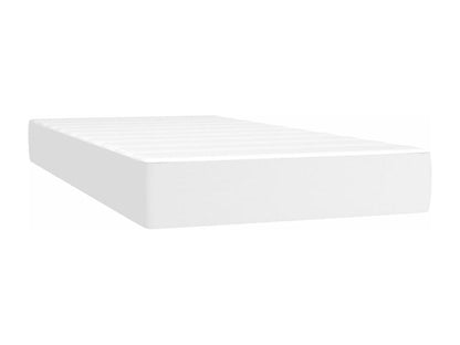 White Faux Leather Mattress, 80 x 200 cm