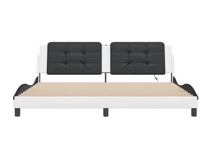 White Bed Frame, 200 x 200 cm