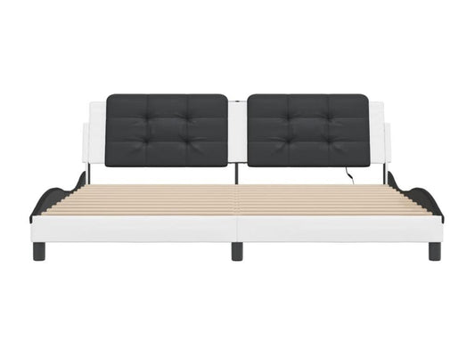 White Bed Frame, 200 x 200 cm