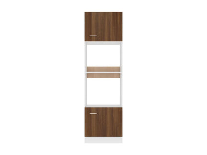 Brown Oak Wood Wardrobe, 60 x 57 x 207 cm