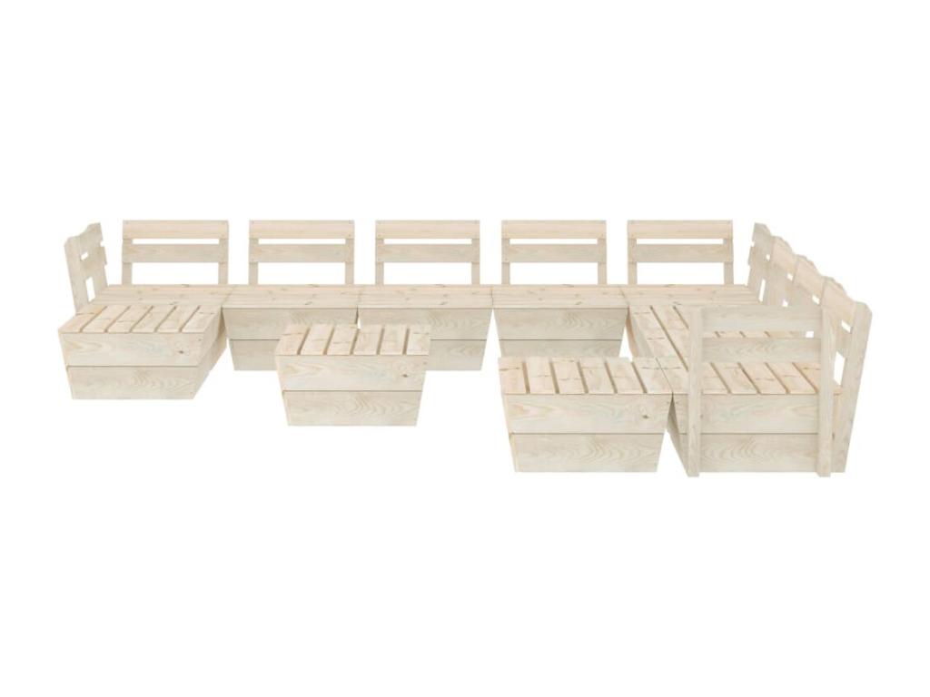 Beige Outdoor Furniture Set