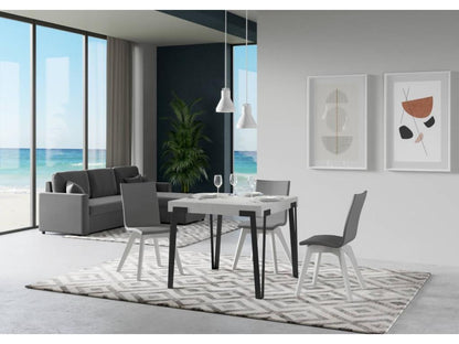 White Table, 90 x 90 cm